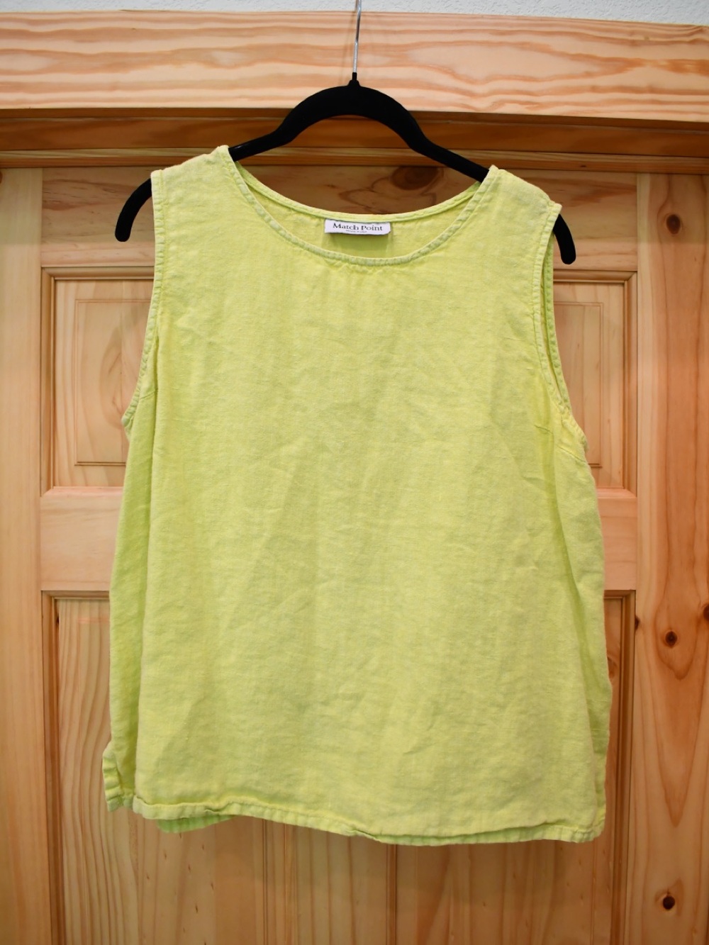 Match Point Linen Tank Top
